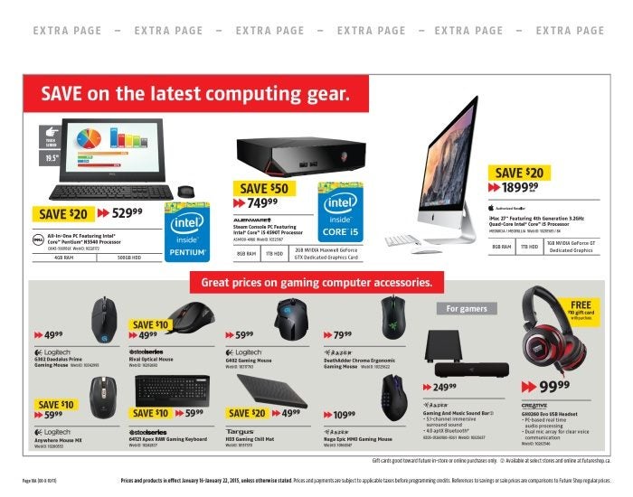 Future Shop Weekly Flyer Experience The Game To The Fullest