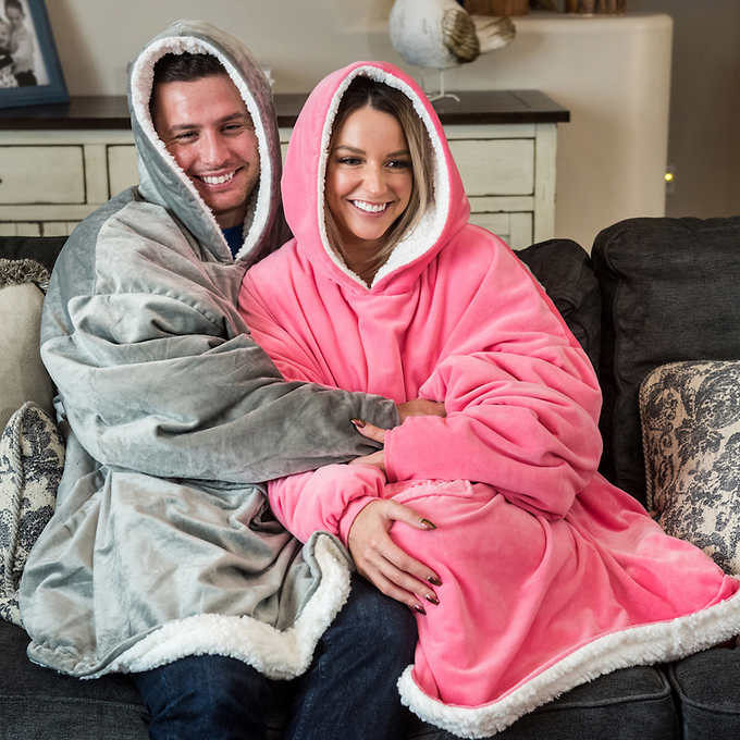 hooded blanket sweatshirt costco