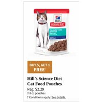 Hill's Science Diet Cat Food Pouches