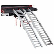 84-In Steel Rung Folding Arched Loading Ramp Pair - $99.99 ($80.00 Off)