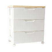 3 Drawer Chest - White & Natural - $79.98 (20% off)