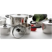Lagostina Windsor 11-Piece Eurochef Stainless Steel Cookware Set - $149.99 (70% off)
