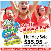 2015 Calaway Park Season Pass Holiday Sale - $35.95