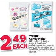 Wilton Candy Melts - 2 Days Only - $2.49