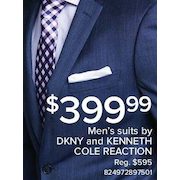 Men's Suits by DKNY and Kenneth Cole Reaction - $399.99