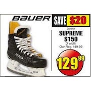 Bauer Junior Supreme S150 Hockey Skate - $129.99 ($20.00 off)