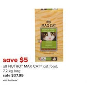 All Nutro Max Cat Food 7.2kg Bag w/ PetPerks - $37.99 ($5.00 off)