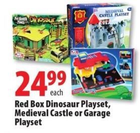 redbox medieval castle playset