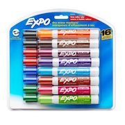 Expo Dry-Erase Markers, Chisel Tip - $15.00 (24% off)