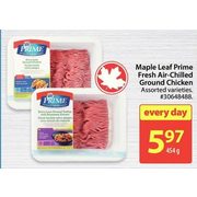 Maple Leaf Prime Fresh Air-Chilled Ground Chicken - $5.97/454 g