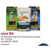 All Authority Dog Food - $4.00 off