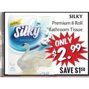 Silky Premium Bathroom Tissue  - $2.99 ($1.50 off)