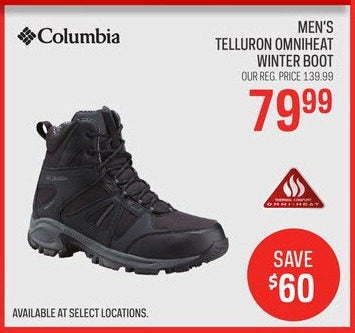 columbia men's telluron omniheat winter boots
