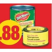 Del Monte Vegetables or No Name Tuna - $0.88
