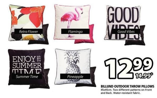 jysk outdoor pillows