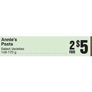 Annie's Pasta  - 2/$5.00