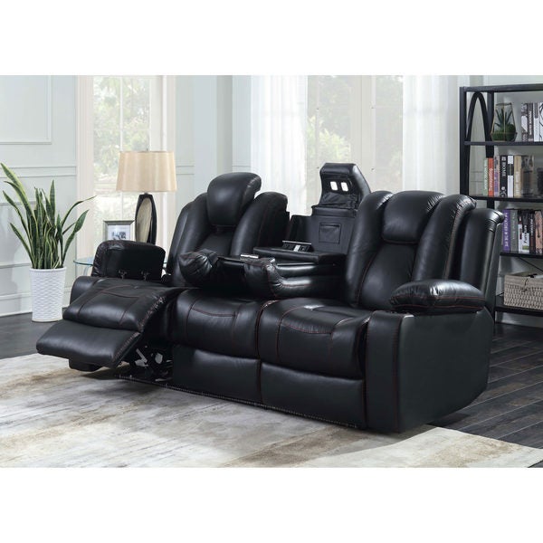 Best Buy Starship 3 Seat Leather Power Recliner Home Theatre