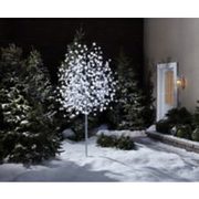 Canvas Pre-lit Led White Fibre Optic Tree Wire Form, 480-count, 8-ft - $189.99 ($50.00 Off)