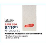 kidiway kidicomfort antibacterial little cloud mattress