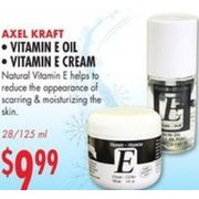Axel Kraft Vitamin E Oil Vitamin E Cream - $9.99