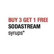 Sodastream Syrups - Buy 3 get 1 free