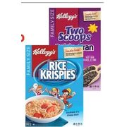 Kellogg's Family Size Cereal - $4.49 ($1.50 off)