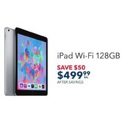 iPad Wifi 128GB - 3-Days Only - $499.99 ($50.00 off)