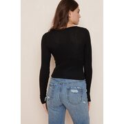 Button Front Ribbed Top - Final Sale - $15.00 ($4.95 Off)