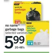 No Name Garbage Bags - $5.99
