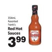 Frank's Red Hot Sauces - $3.99
