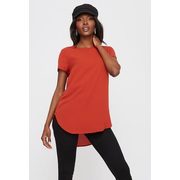Crepe Short Sleeve High-low Blouse - $10.00 ($9.99 Off)