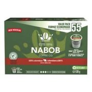 Nabob Coffee 100% Colombian K-cup Pods, 55-pk - $24.99 ($3.00 Off)