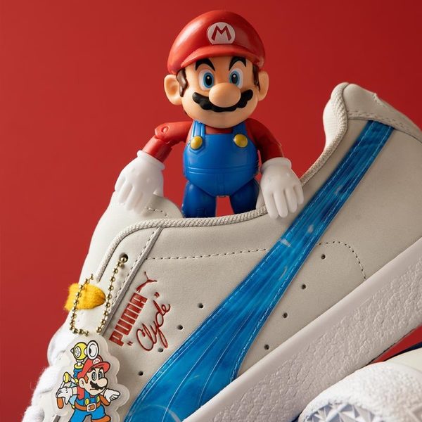 Sneakers Zapatillas Puma Mario Bros Puma Clyde Mario