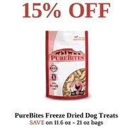 PureBites Freeze Dried Dog Treats - 15% off