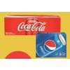 Coca-Cola or Pepsi Regular or Diet - $5.99