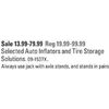 Auto Inflators And Tire Storage Solutions - $13.99-$79.99