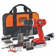 Black+Decker 20V Max Li-Ion Drill/Driver With 100-Pc Accessory Kit - $69.99 (Up to 60% off)
