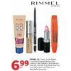 Rimmel Bb Cream, Multi-Tasker Concealer, Exaggerate Eyeliner, Lasting Finish, Lipstick, Scandaleyes, Mascara, Wonderfully Real Mas