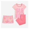 Kid Girls' 3 Piece Sleep Set In Pink - $16.94 (7.06 Off)