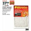3M Filtrete 3-Pack "MPR1000" Furnace Filters - $37.99/pk ($6.00 off)