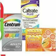 Centrum Caltrate or Emergen-C Vitamins or Supplements  - 20% off