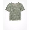 Ae Floral Waffle Baby Tee - $7.99 ($21.96 Off)