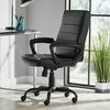 Mainstays Bonded Leather Mid-Back Manager's Office Chair - $84.97 ($10.00 off)