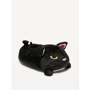 Plush Black Cat Gender-Neutral Slippers For Kids - $20.00 ($7.99 Off)