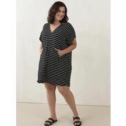 Responsible, Striped Swim Cover Up With Hood - Active Zone - $29.99 ($29.96 Off)