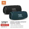 Jbl Xtreme 3 Portable Waterproof Bluetooth Speaker - $379.99 ($70.00 off)