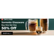 Zwilling Sorrento Glassware - BOGO 50% off