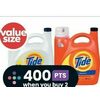 Tide Liquid Laundry Detergent, Tide or Gain Liquid or Power Pods - $25.99