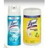 Lysol Disinfecting Wipes or Spray - $4.99