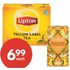 Lipton Yellow Label or Pukka Tea - $6.99